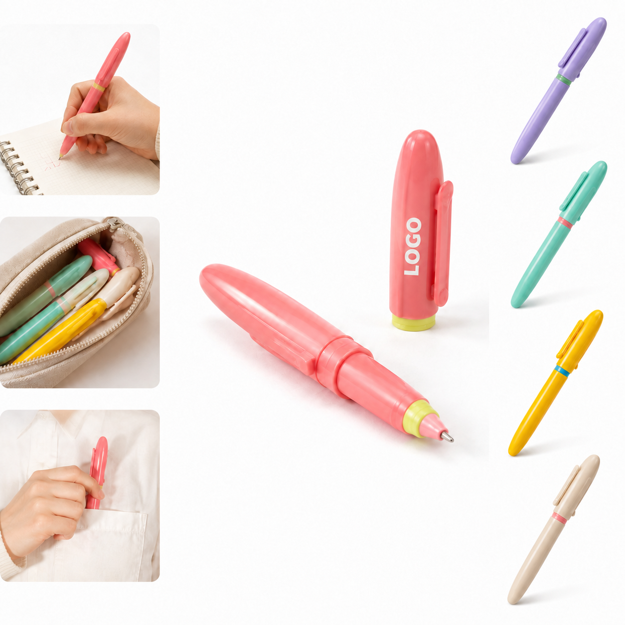 Shark-Shaped Plastic Ballpoint Pens