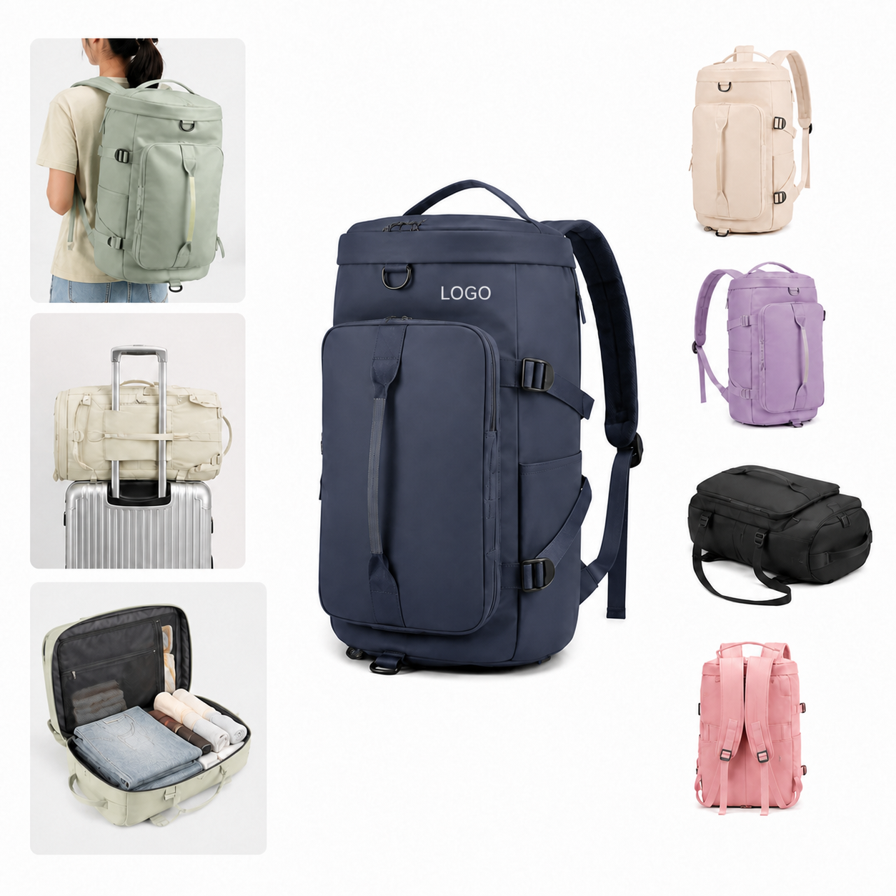 Yoga Gym Travel Duffel Backpack