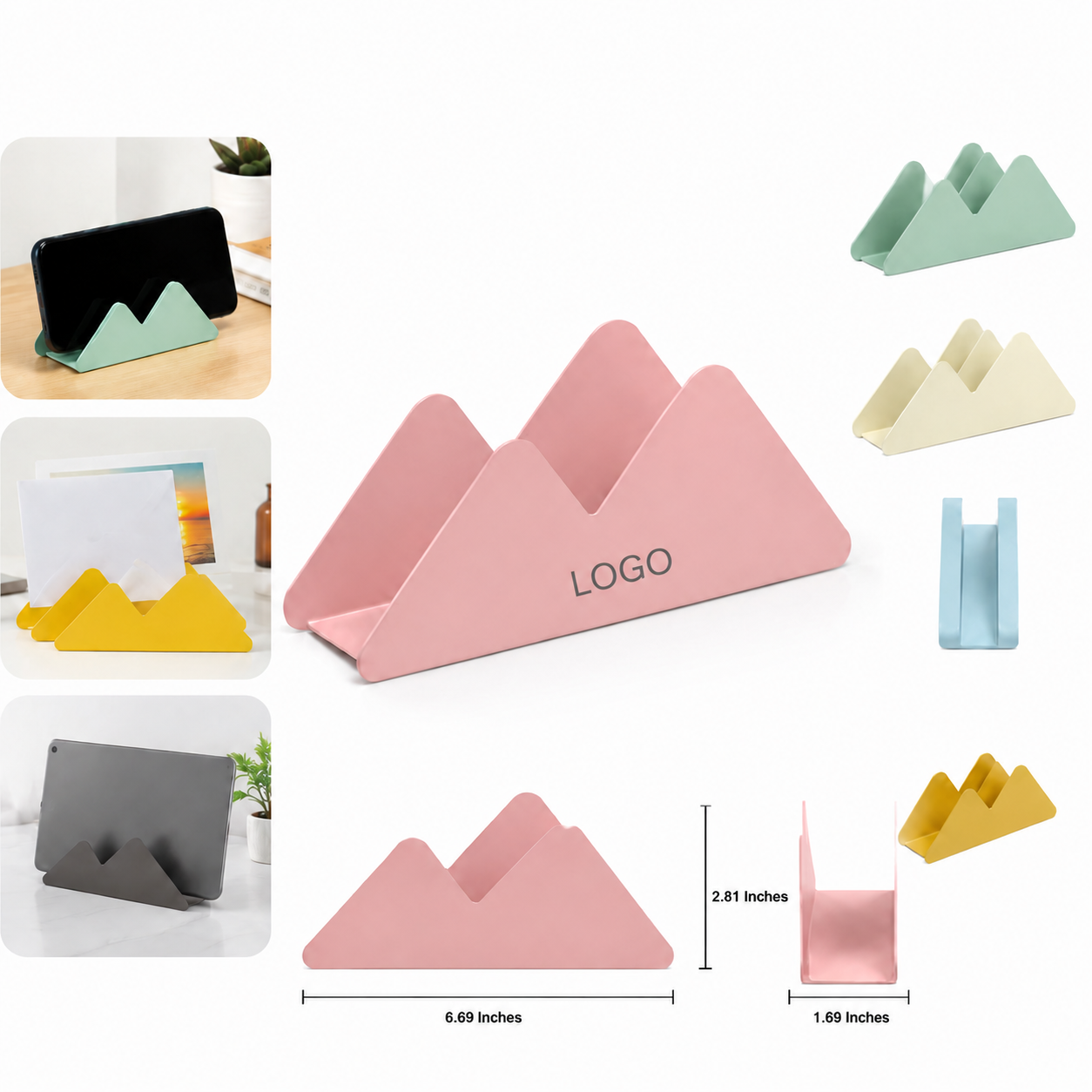 Mountain-Shaped Stainless Steel Napkin Holder