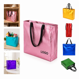 Shimmering Metallic Gift Tote