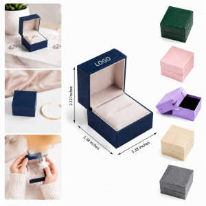 Elegant Textured Square Gift Boxes