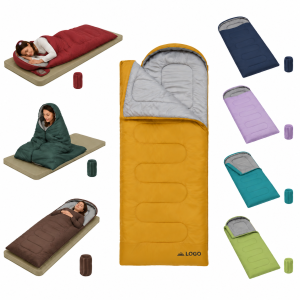 Adventure Hooded Envelope Sleeping Bag