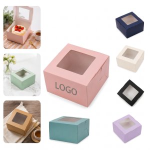 8 Inch Clear Window Cookie Box