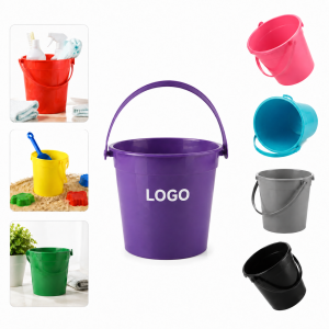 Multi-Purpose Plastic Bucket with Handle (Various Colors)