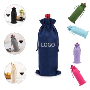 Reusable Drawstring Wine Gift Bags