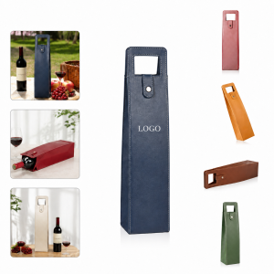 PU Padded Wine Bottle Carrier Bag